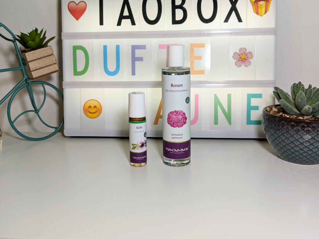 TaoBox - Dufte Laune - Rosen Gesichtstonikum und SOS Aroma Roll-On