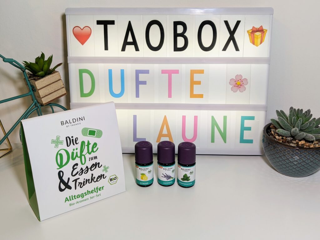 TaoBox - Dufte Laune - Düfte zum Essen und Trinken - Bio-Aromen Set