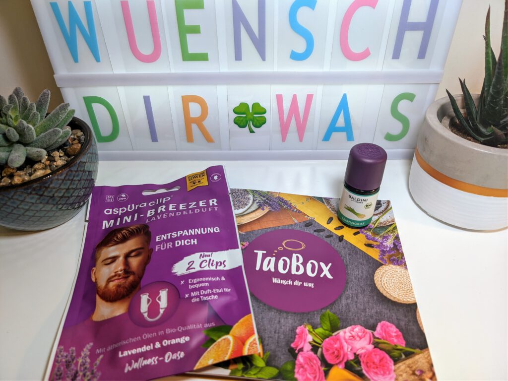 TaoBox - Wünsch dir was - Lemongras Bio Aroma und Mini-Breezer