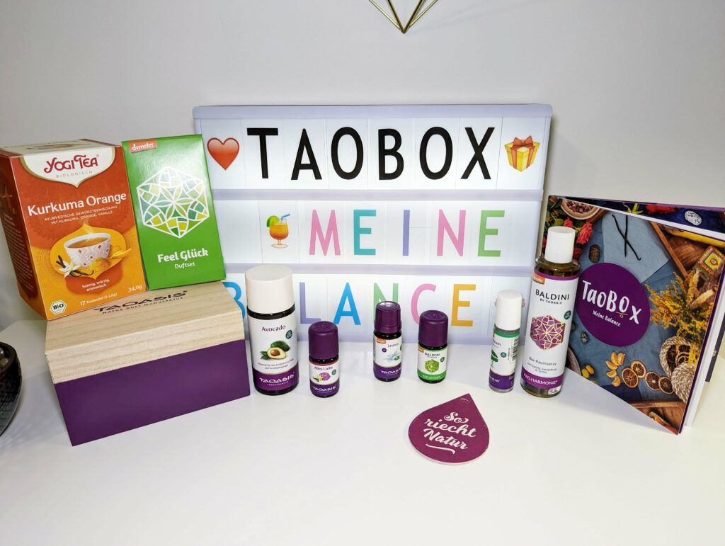 TaoBox - Meine Balance - Boxinhalt alle Produkte