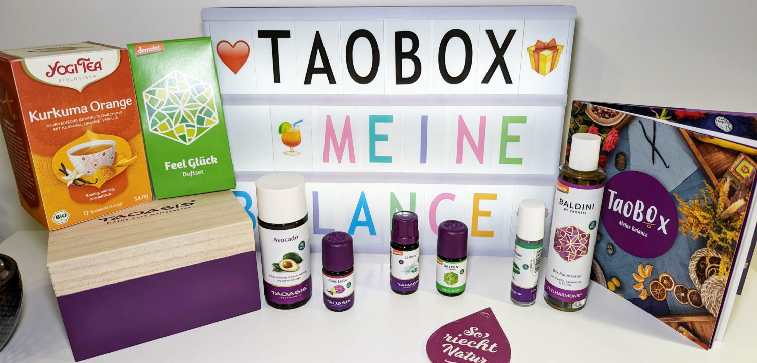 TaoBox - Meine Balance - Boxinhalt alle Produkte