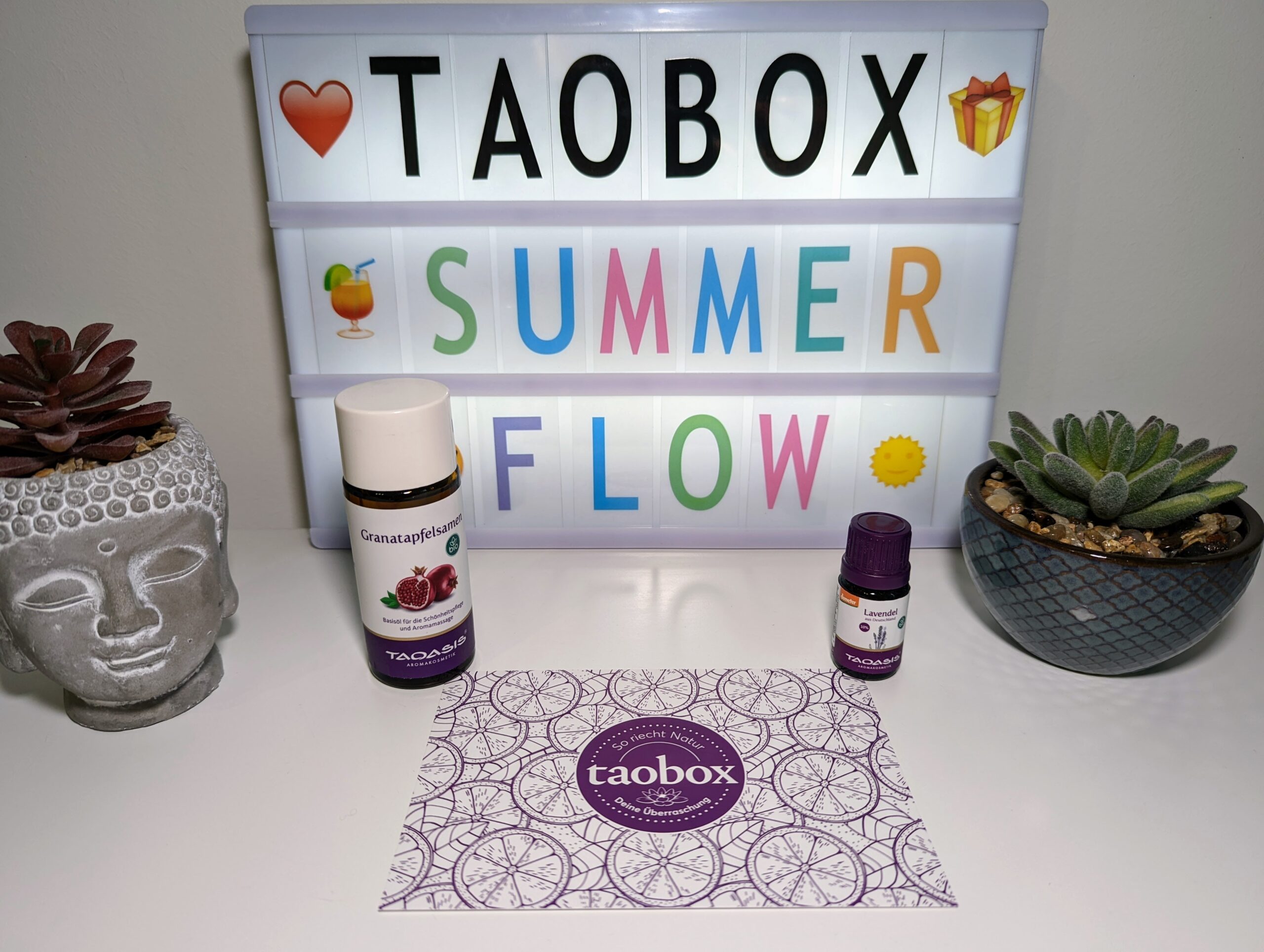 TaoBox – Summer Flow – Basisöl, Lavendelöl