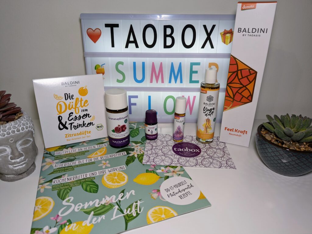 TaoBox - Summer Flow - Boxinhalt alle Produkte