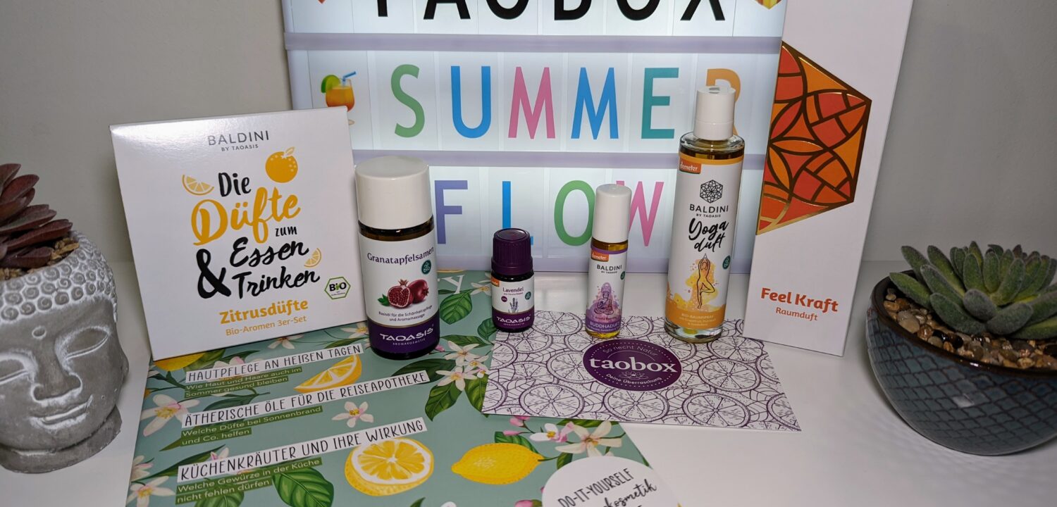 TaoBox - Summer Flow - Boxinhalt alle Produkte