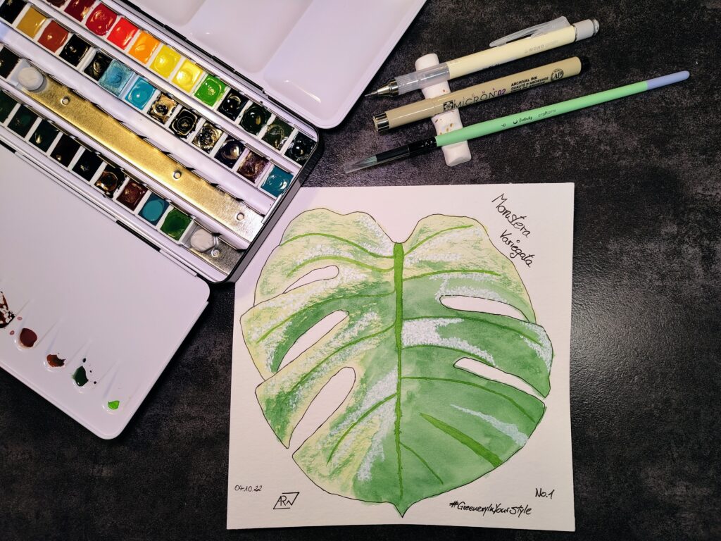 GreeneryInYourStyle - Challenge - Monstera Variegata 4